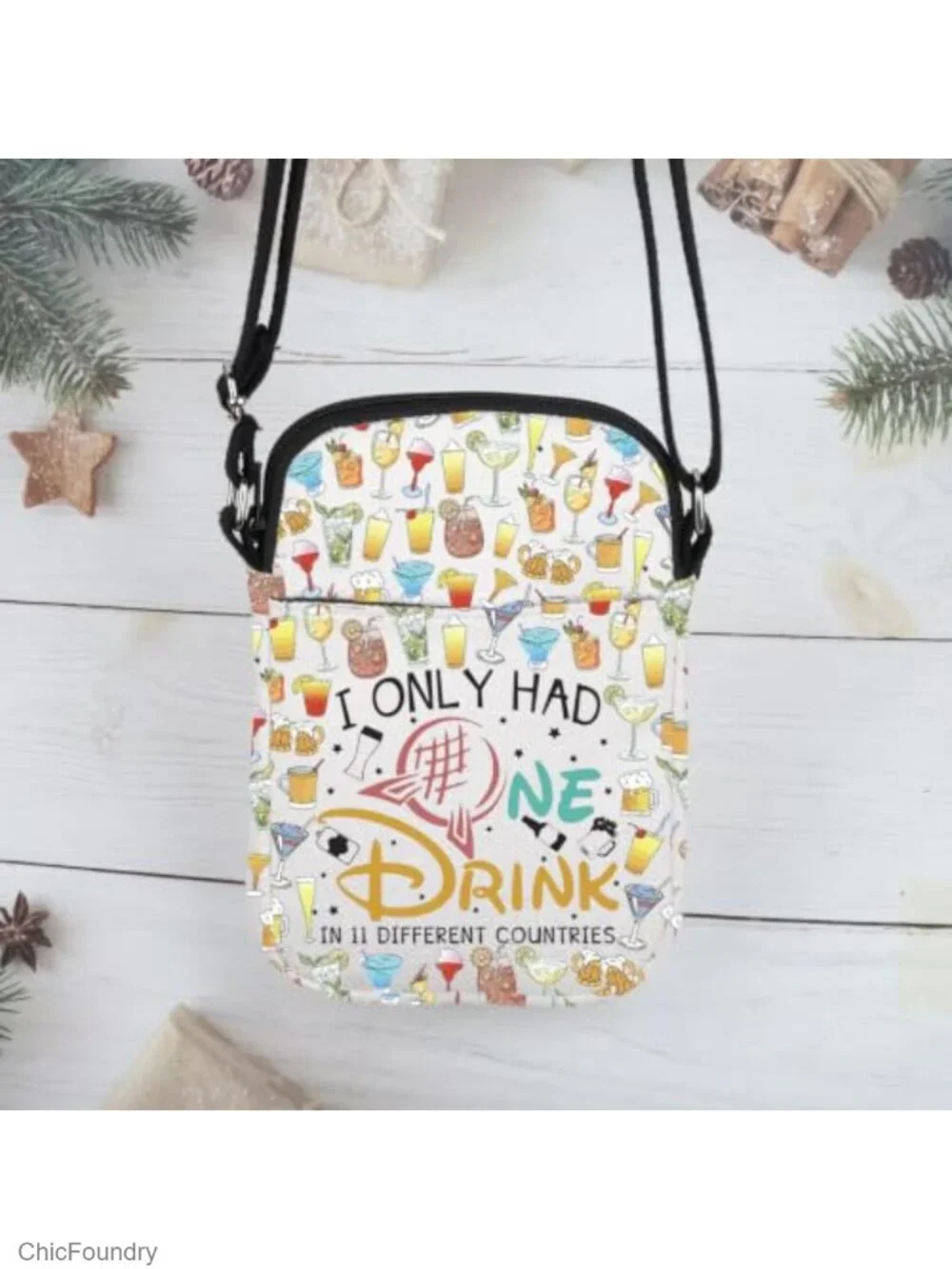 Cotton Linen Crossbody Bag with Adjustable Strap - Travel Trip Satchel